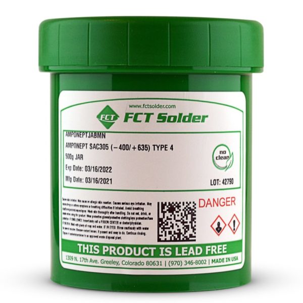 NC676 - Solder Paste, Solder Flux - FCT Solder